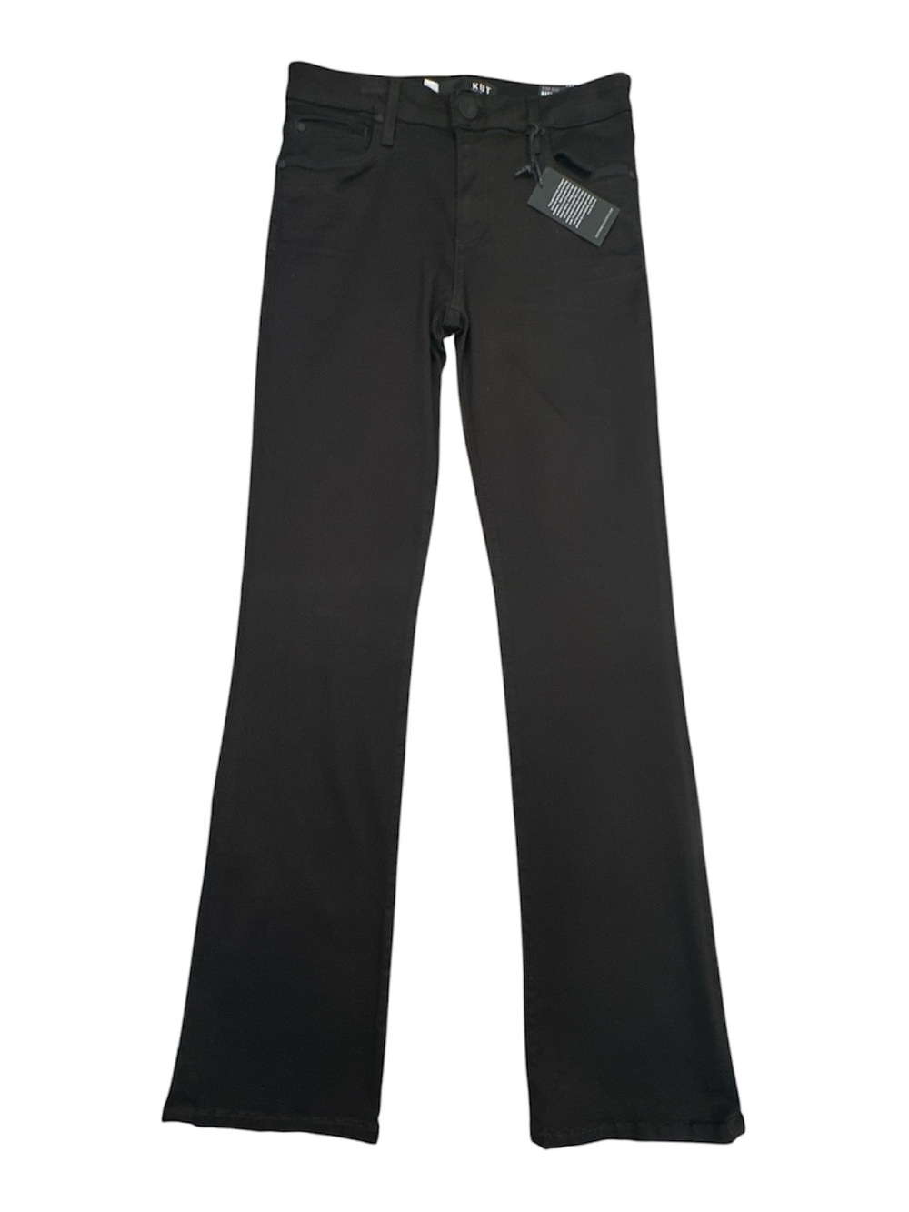 KUT from the Kloth Natalie High Rise Bootcut Jeans Black Size 6 NWT $109